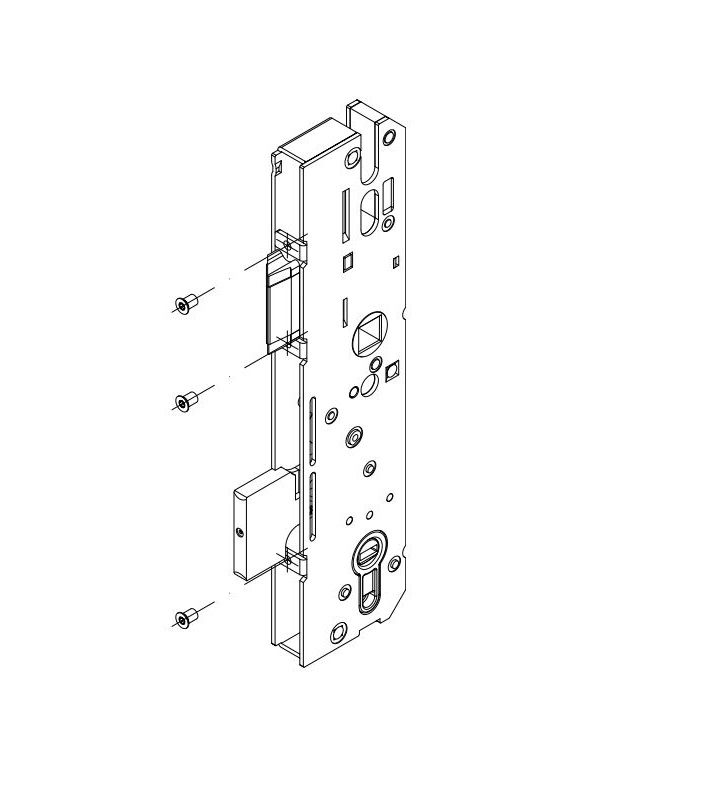 Schüco Reparaturartikel Hauptschloss-Set 279388