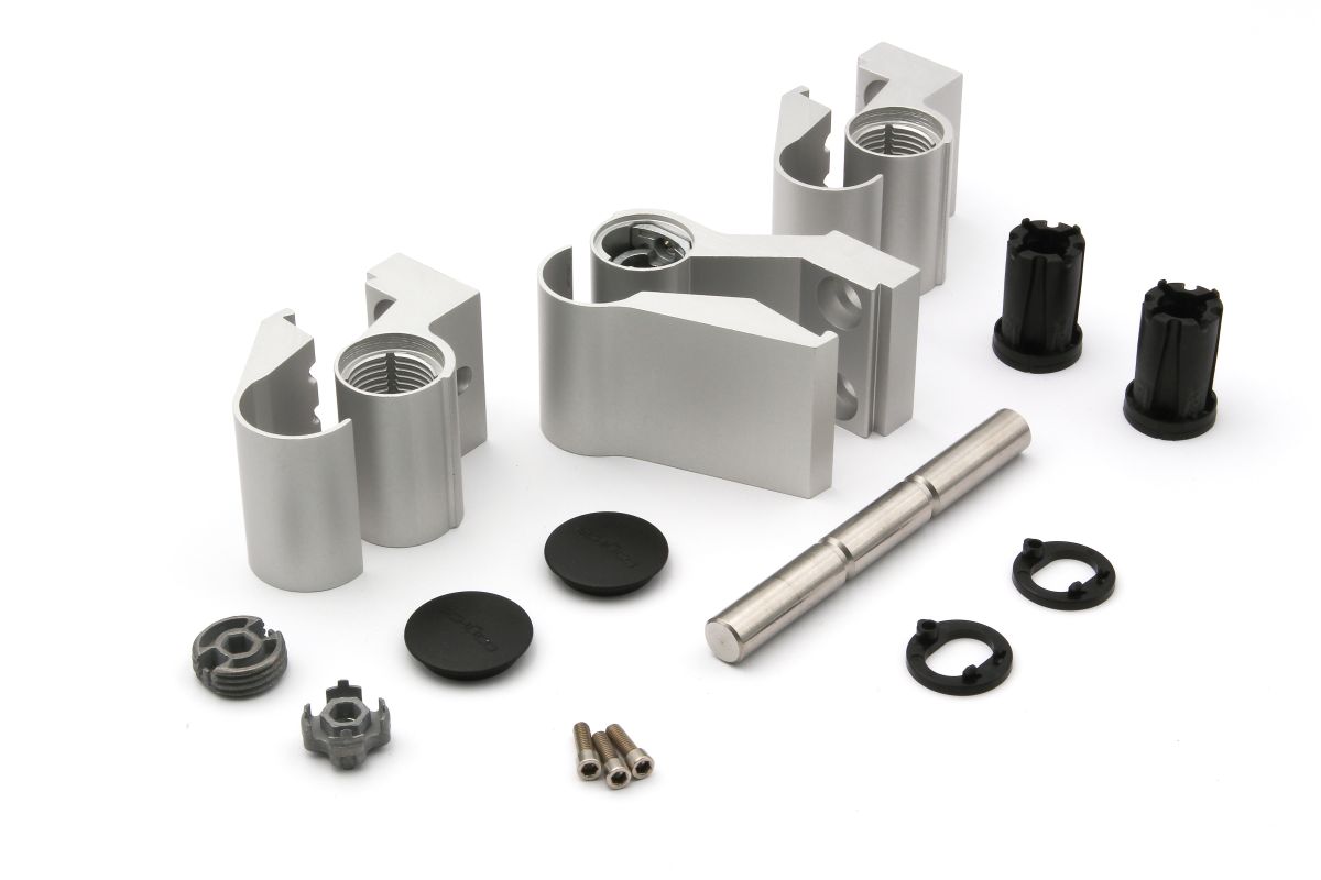 Schueco-Aufsatztuerband-239875-01 Schüco 279545 Aufsatztürband, silber, 36 mm, nach innen oder außen öffnende Tür (Vorgängerartikel 239875)