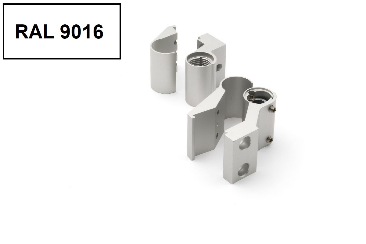 Schüco 279538 Aufsatztürband, weiß, 36 mm, nach innen oder außen öffnende Tür (Vorgängerartikel 239848)