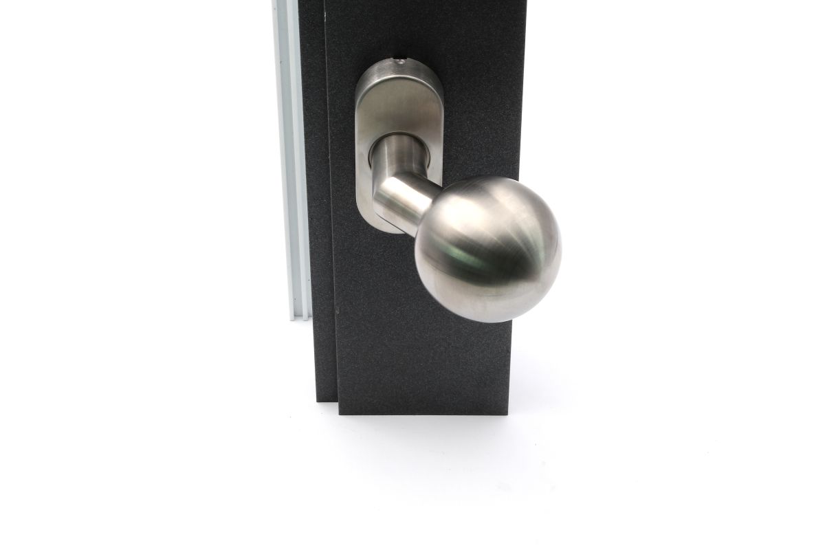 ECO-T-rknauf-silber-K-160-01 ECO Schulte K-160 Türknauf auf Ovalrosette, Edelstahl