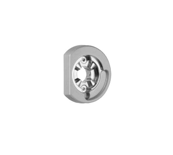 Schüco 247667 RC-Befestigungsrosette KvD abschließbar DIN links, RAL 9016 weiß