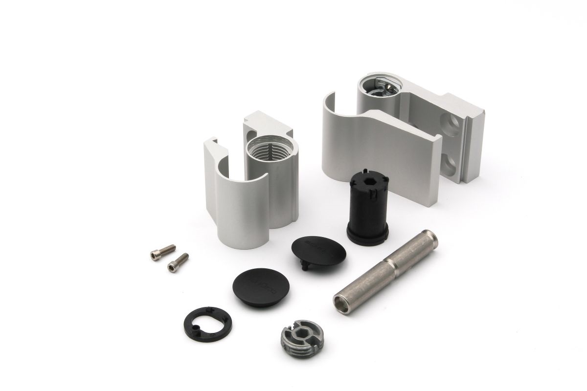 Schueco-Aufsatztuerband-239840-012GBkZaVpFHOio Schüco 279530 Aufsatztürband, silber, 22 mm, nach innen oder außen öffnende Tür (Vorgängerartikel 239840)