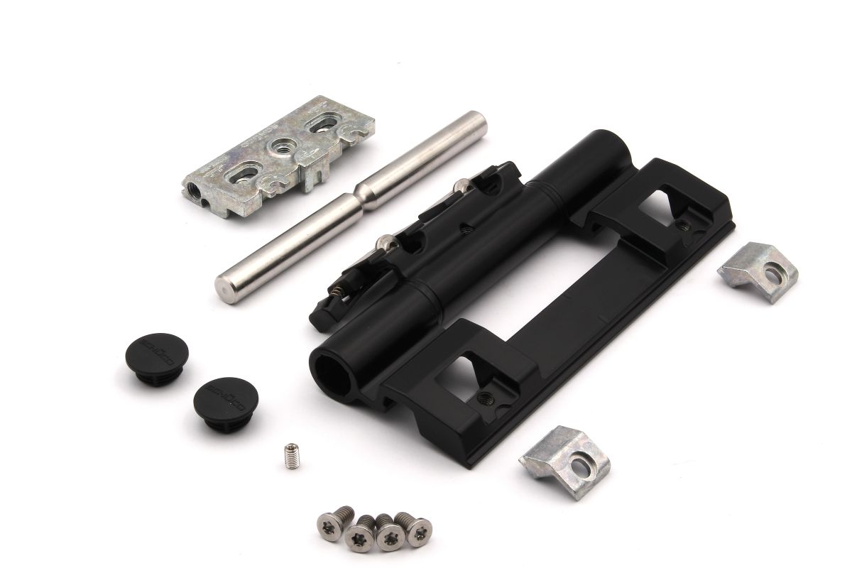 Schueco-Rollen-Klemmband-239956-01 Schüco 239956 Rollen-Klemmband, RAL 9005 schwarz (Vorgängerartikel 239534)