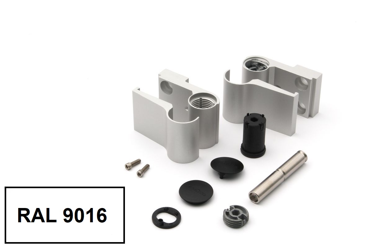Schueco-Aufsatztuerband-239883-01 Schüco 279553 Aufsatztürband, weiß, 22 mm, nach innen oder außen öffnende Tür (Vorgängerartikel 239883)