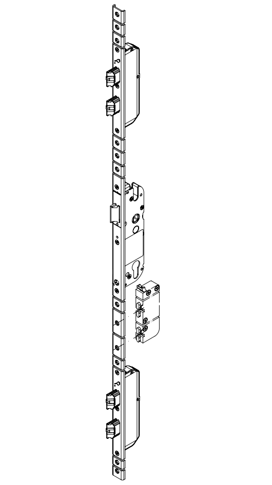 Schueco_Produktbild_279017_279019 Schüco 279017 Antipanik 5 Riegel-Fallenschloss "SafeMatic", Funktion E