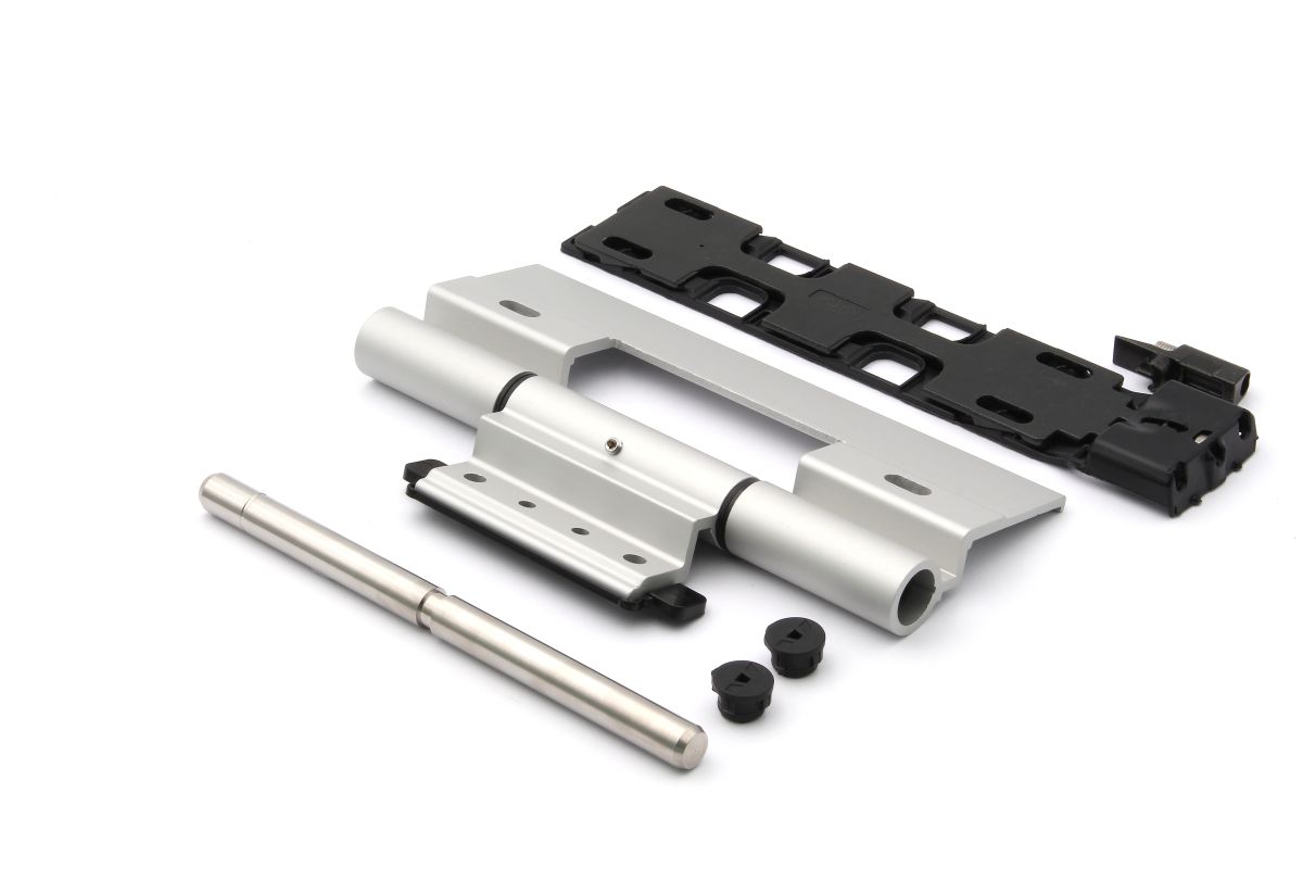 Schüco 239584 Barrel hinge, C0 silver, inward-opening door