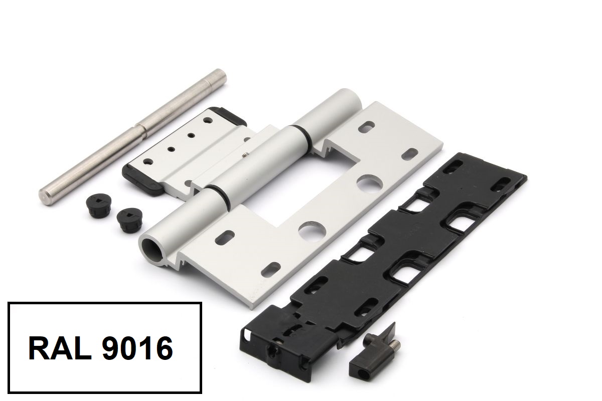 Schueco-Rollentuerband-239599-01 Schüco 239599 Rollentürband, RAL 9016 weiß, 70 mm, nach außen öffnende Tür