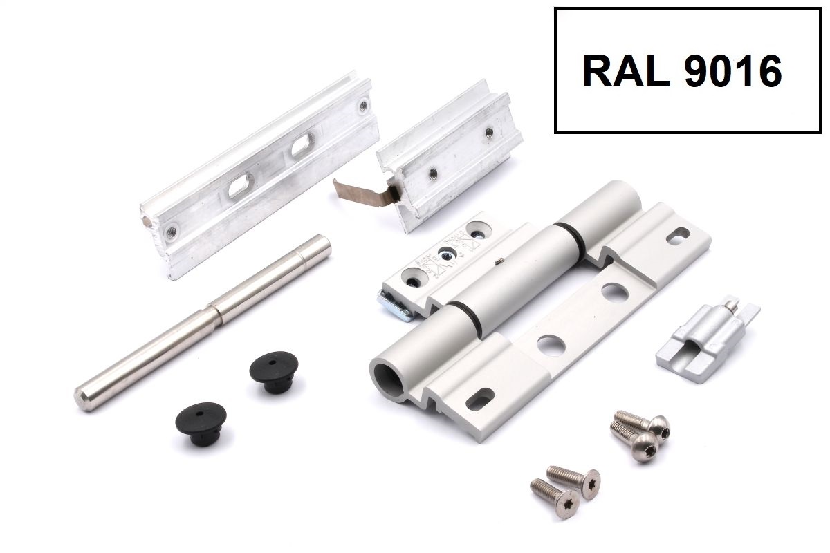 Schüco 239179 Rollentürband, RAL 9016 weiß, 50 mm, nach innen und außen öffnende Tür Schüco 239179 Rollentürband, RAL 9016 weiß, 50 mm, nach innen und außen öffnende Tür