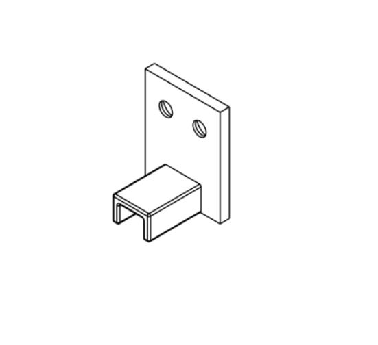 Schüco Befestigungseinheit automatische Türabdichtung 2-flg. 267940