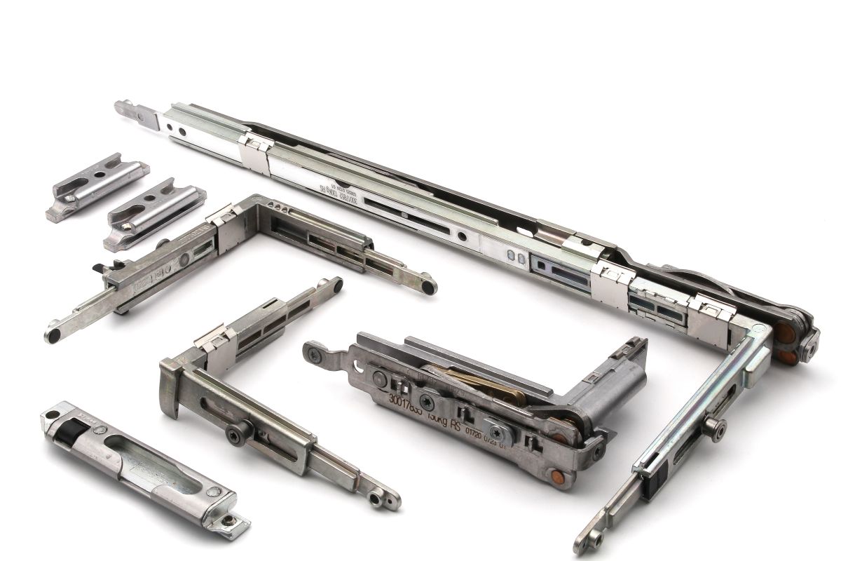 Schueco-Dreh-Kipp-Grundbeschlag-komplett-277004-01 Schüco 277004 Dreh-Kipp Grundbeschlag komplett 400 mm 130 kg AvanTec SimplySmart, DIN rechts