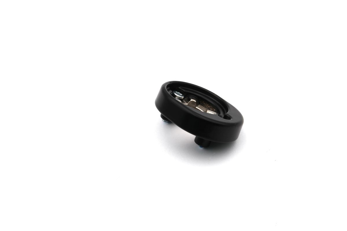Schüco 247132 / 247140 RC-Befestigungsrosette abschließbar, RAL 9005 schwarz