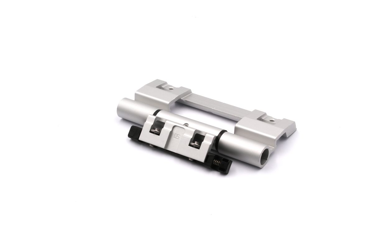 Schüco 239950 Barrel clamp hinge, C0 silver (previous article 239330)