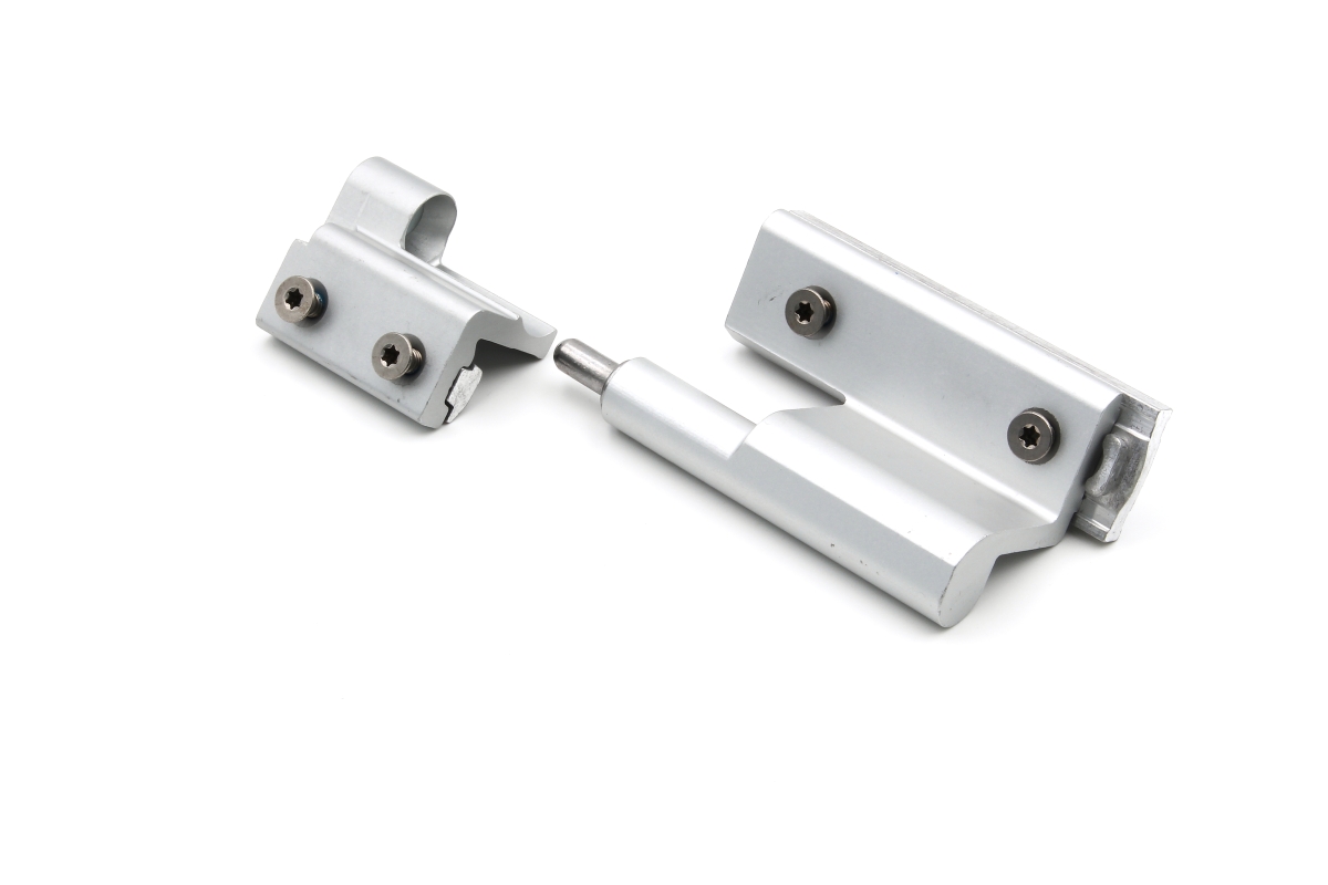 Schüco 276059 Ecklager 90 kg Royal / Iskotherm, DIN links, C0 silber (Vorgängerartikel 213707 + 213817)