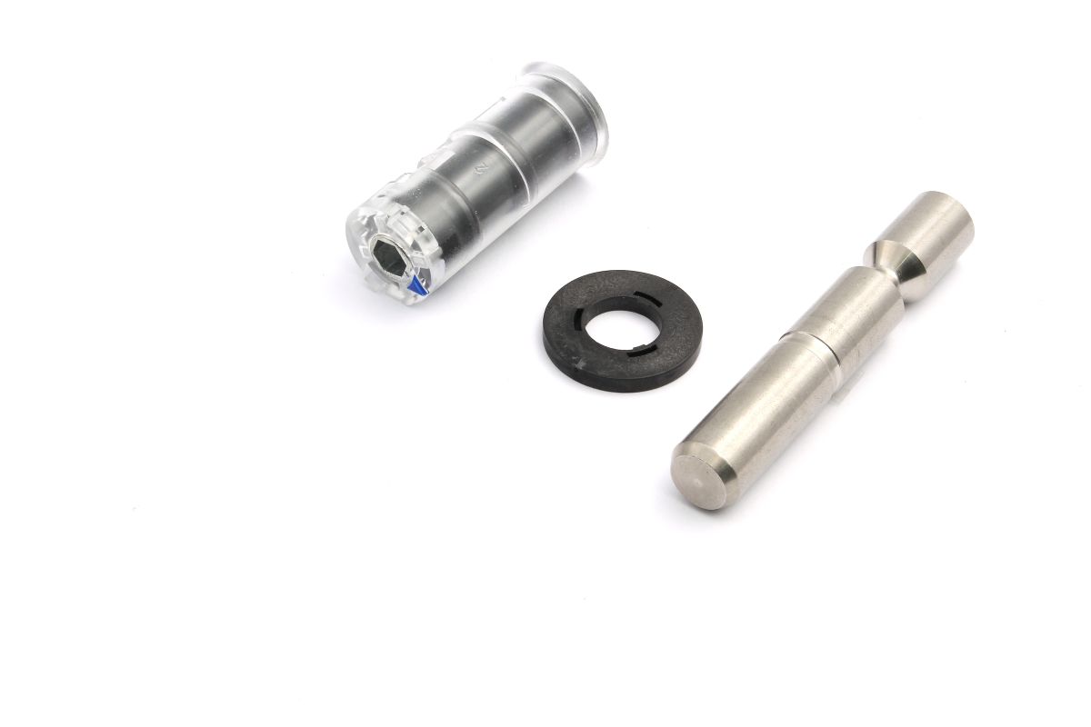 Schüco 209810 Spare parts set for 2-part surface-mounted hinges, bush and bolt