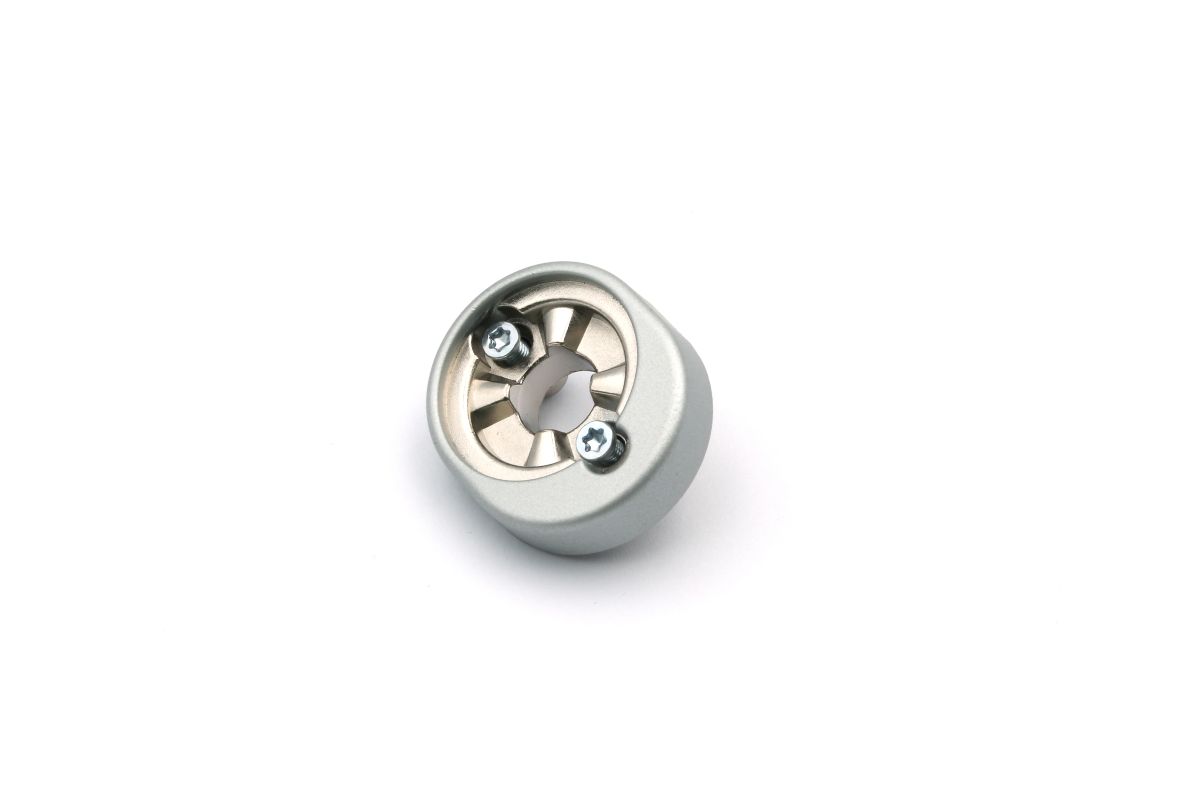 Schüco 247131 / 247139 RC-Befestigungsrosette abschließbar, Silver Look