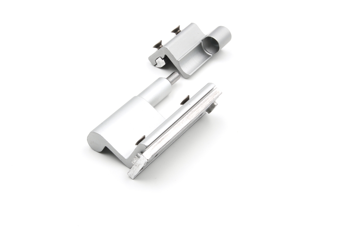 Schüco 276059 Ecklager 90 kg Royal / Iskotherm, DIN links, C0 silber (Vorgängerartikel 213707 + 213817)