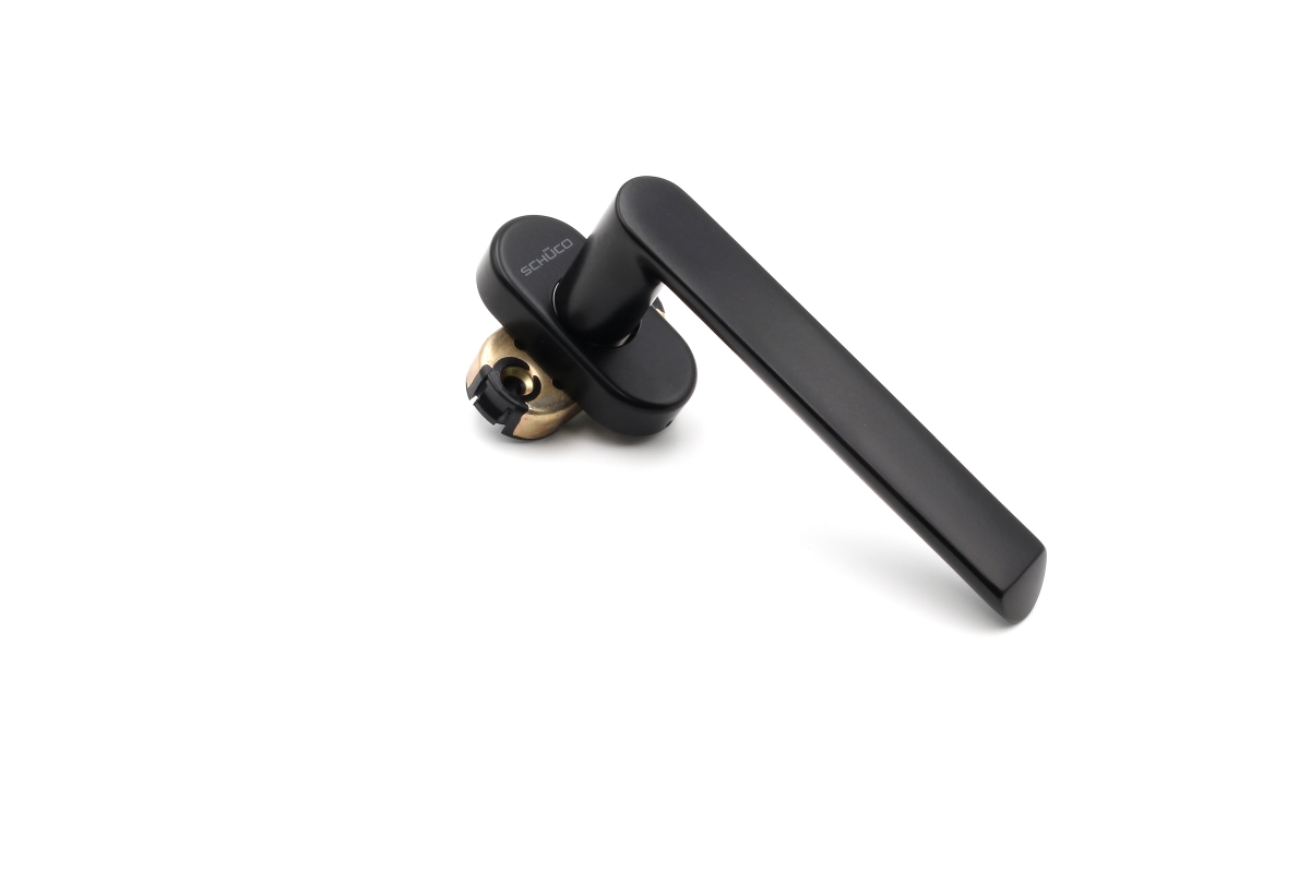 Schüco 240153 Türdrücker Halbgarnitur, RAL 9005 schwarz (Vorgängerartikel 234379) Schüco 240153 Türdrücker Halbgarnitur, RAL 9005 schwarz (Vorgängerartikel 234379)