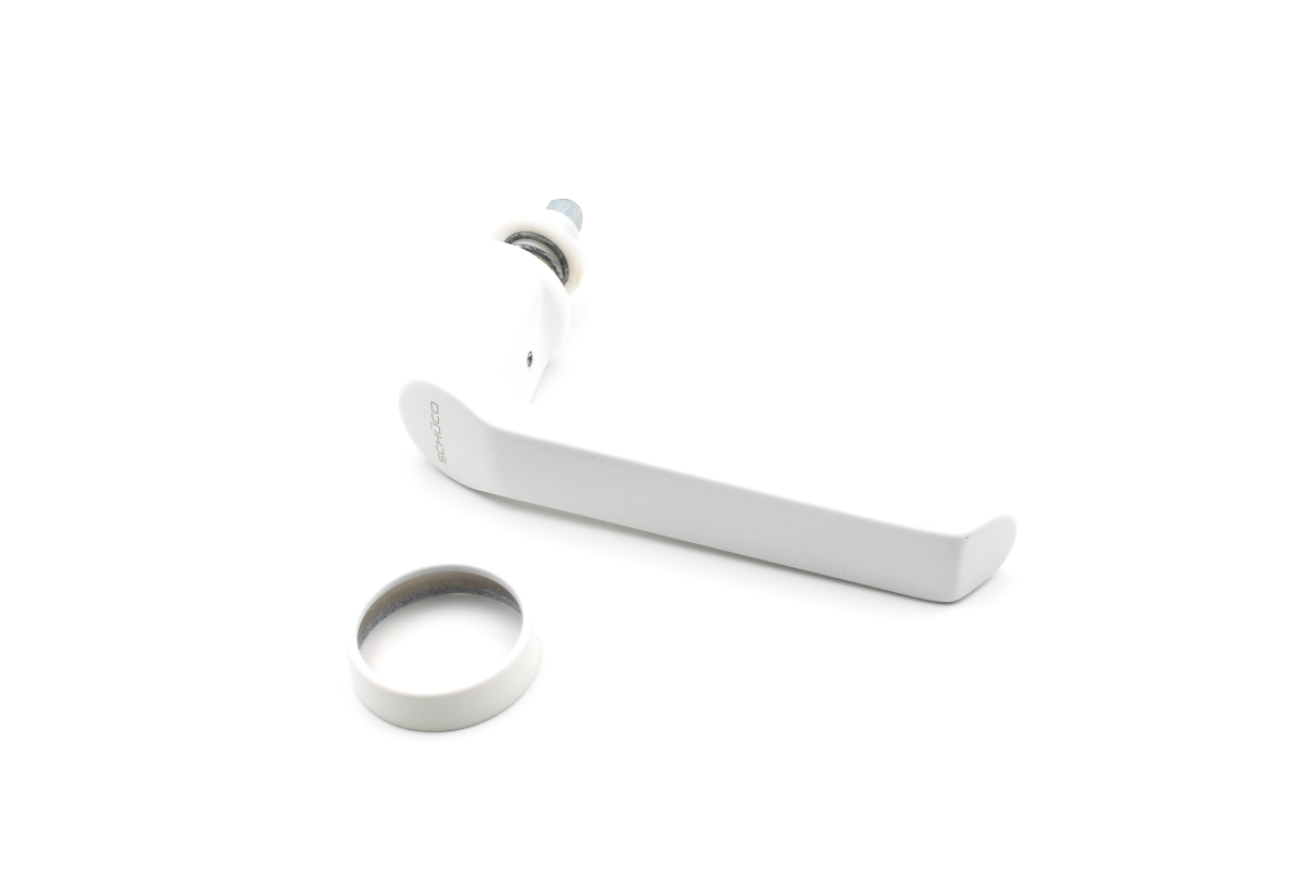 Schüco 234007 / 234013 Fenstergriff Aluminium, RAL 9016 weiß (Nachfolgeartikel 247004 / 247012) Schüco 234007 / 234013 Fenstergriff Aluminium, RAL 9016 weiß (Nachfolgeartikel 247004 / 247012)