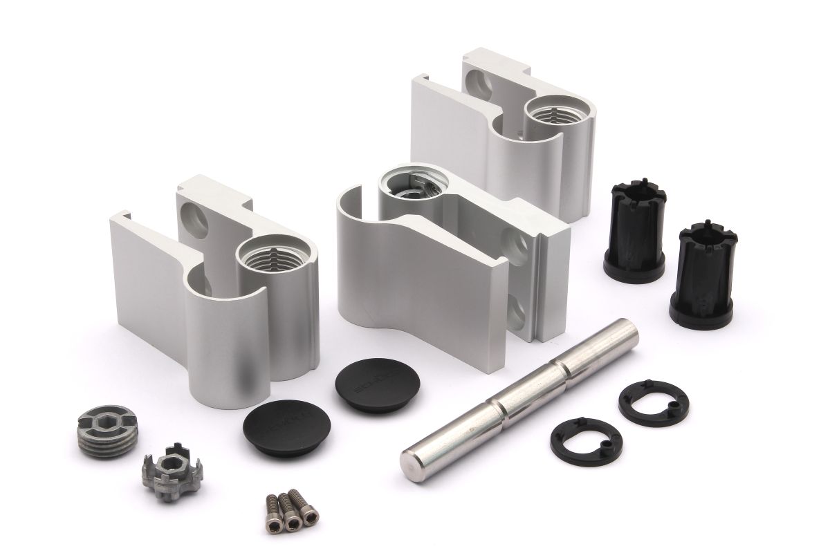 Schueco-Aufsatzt-rband-239890-01Ozxfp5UFGX53l Schüco 279560 Aufsatztürband, silber, 22 mm, nach innen oder außen öffnende Tür (Vorgängerartikel 239890)