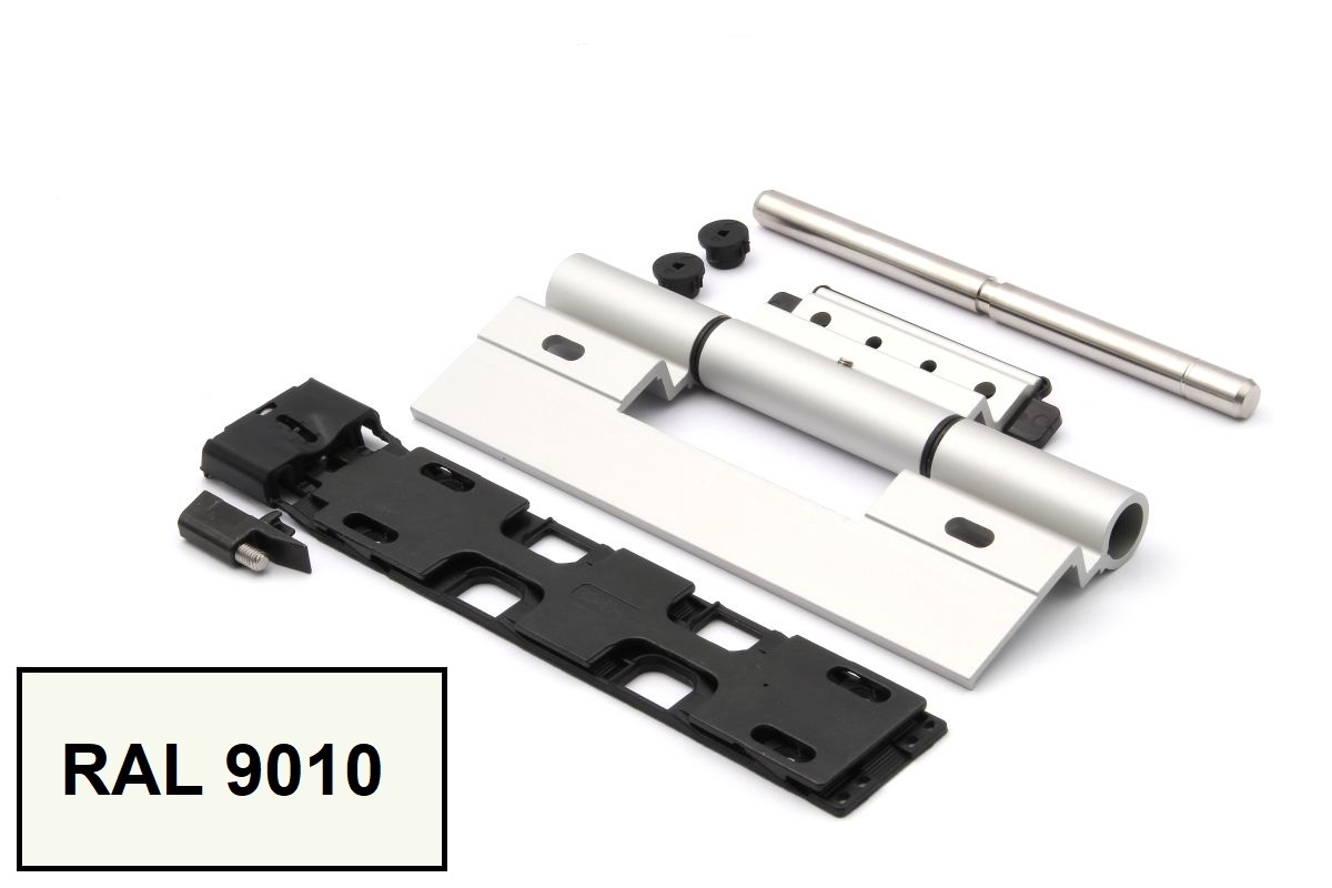 Schüco 239586 Rollentürband, RAL 9010 reinweiß, nach innen öffnende Tür